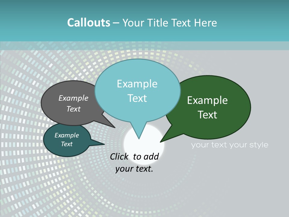 Grid Space Background PowerPoint Template