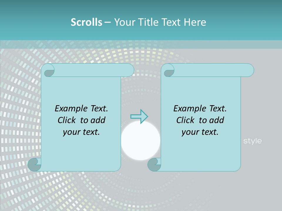 Grid Space Background PowerPoint Template