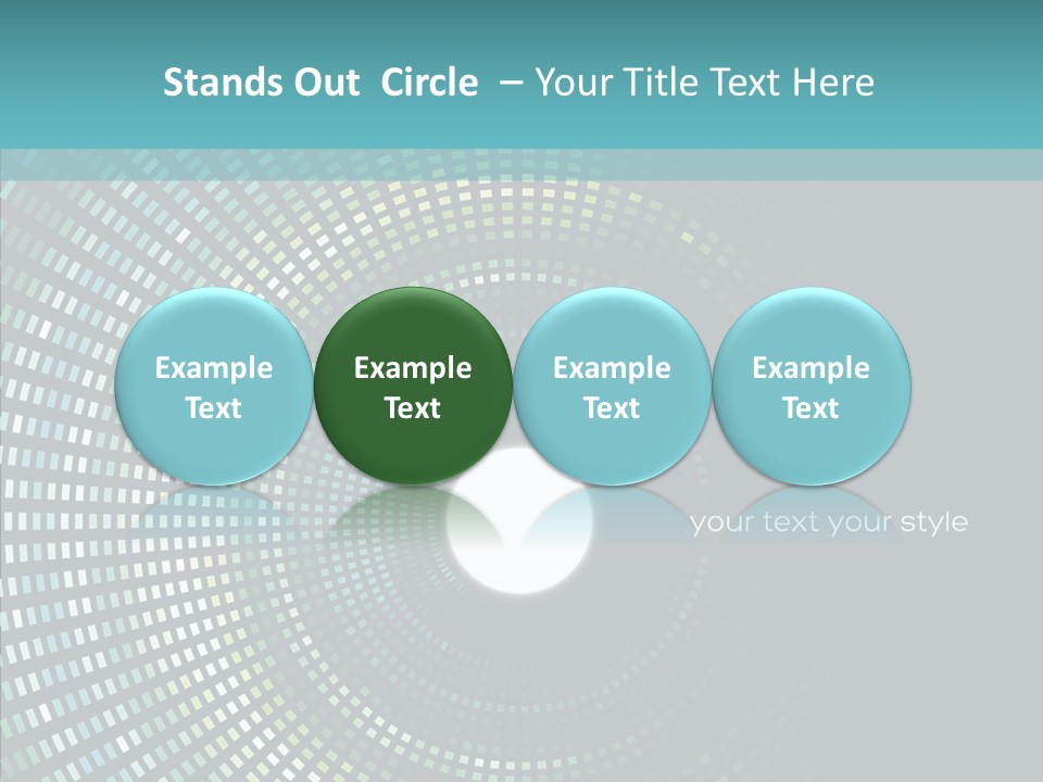 Grid Space Background PowerPoint Template