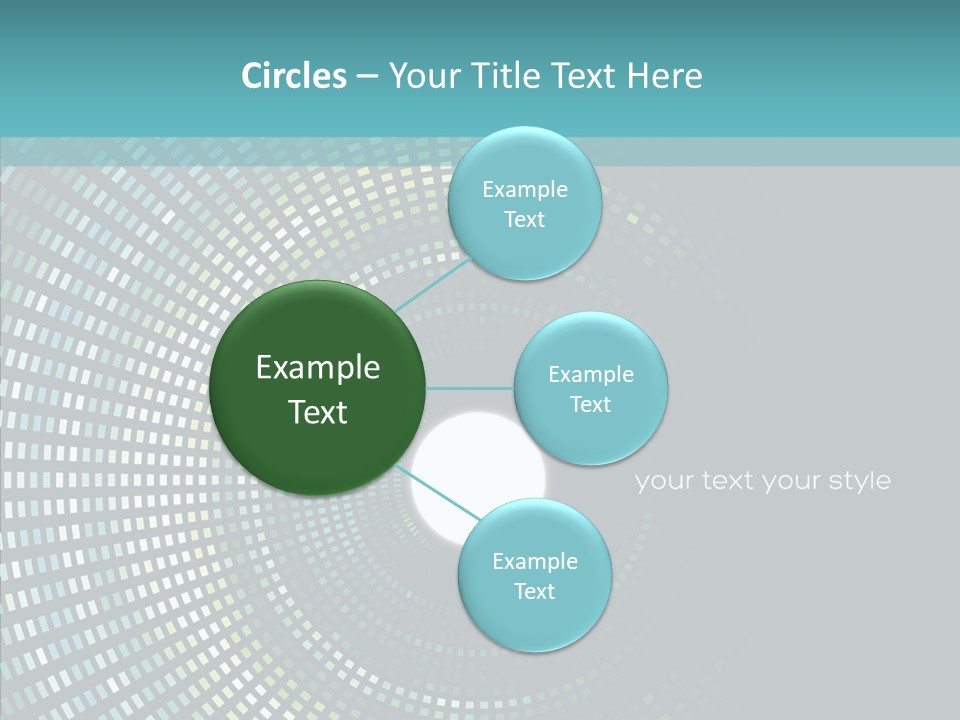 Grid Space Background PowerPoint Template