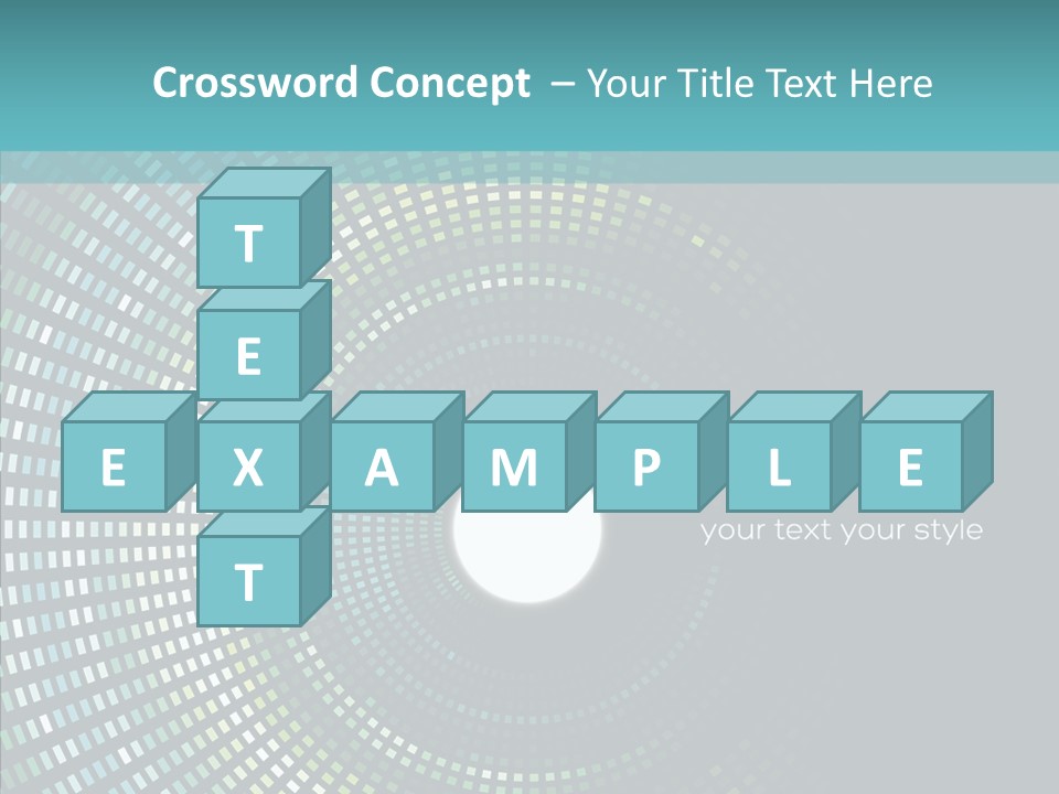 Grid Space Background PowerPoint Template