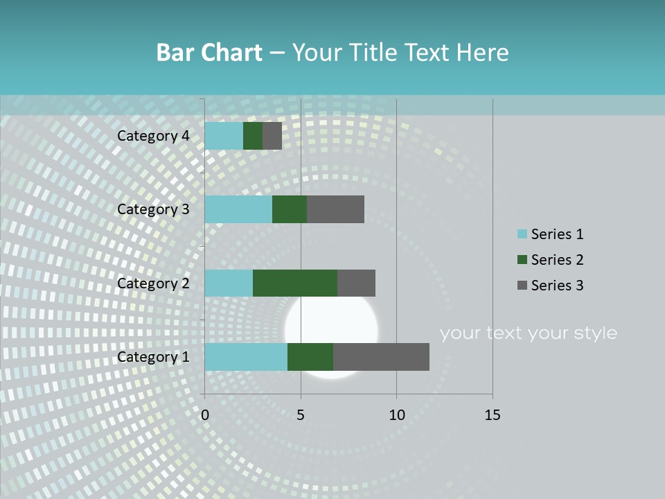Grid Space Background PowerPoint Template