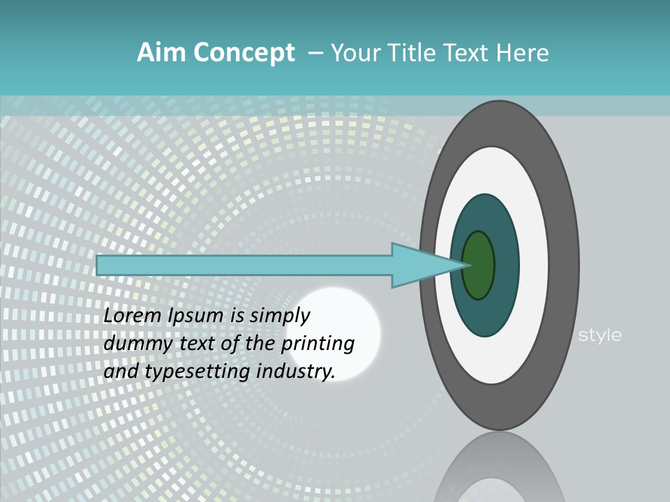 Grid Space Background PowerPoint Template