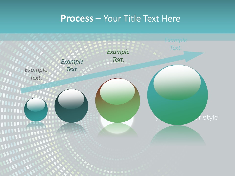 Grid Space Background PowerPoint Template