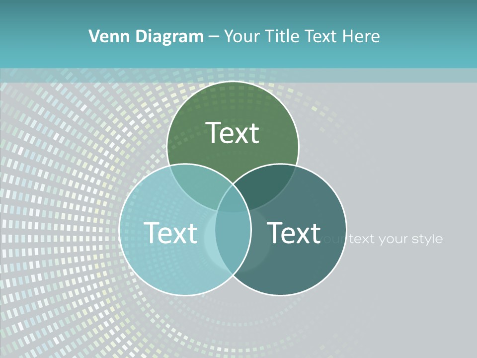 Grid Space Background PowerPoint Template