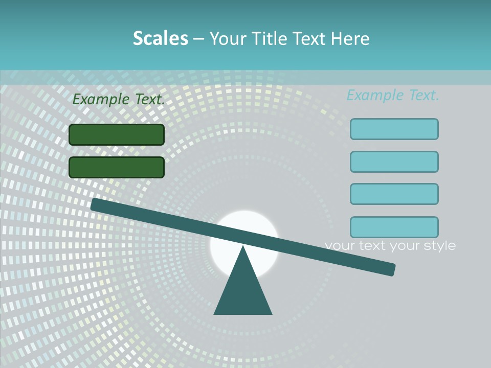 Grid Space Background PowerPoint Template
