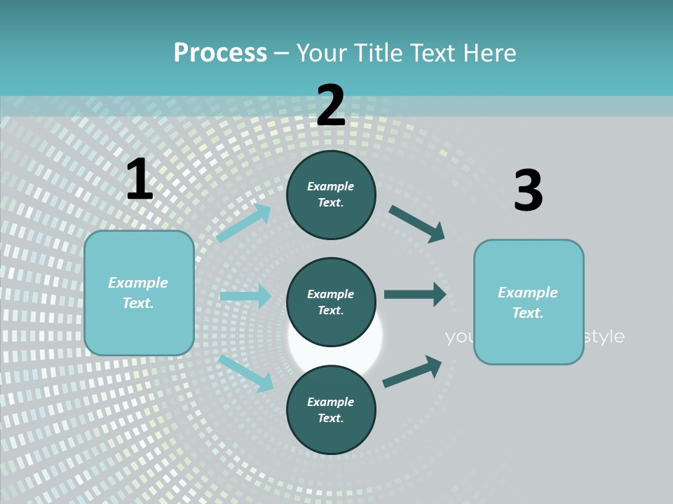 Grid Space Background PowerPoint Template