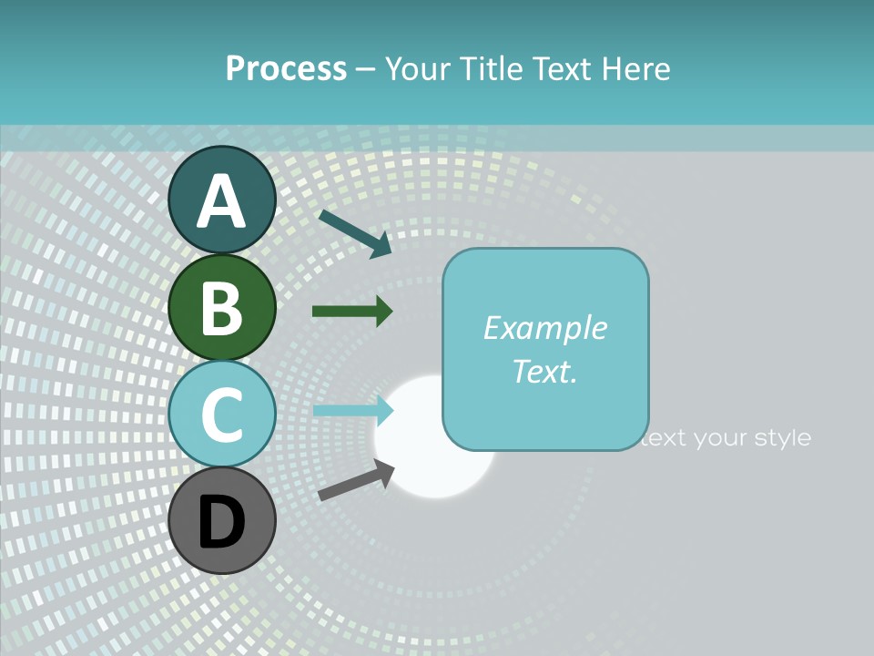 Grid Space Background PowerPoint Template