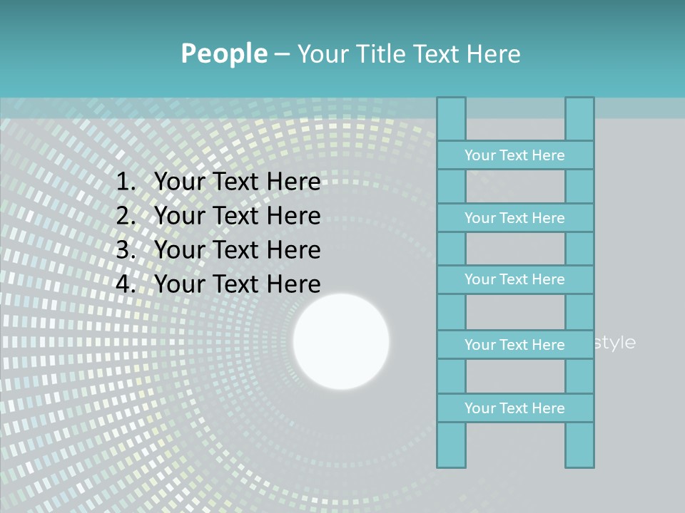 Grid Space Background PowerPoint Template
