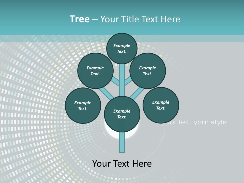Grid Space Background PowerPoint Template