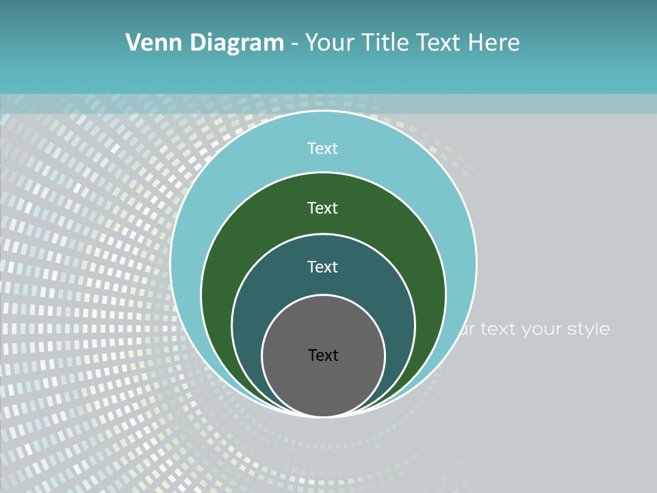 Grid Space Background PowerPoint Template