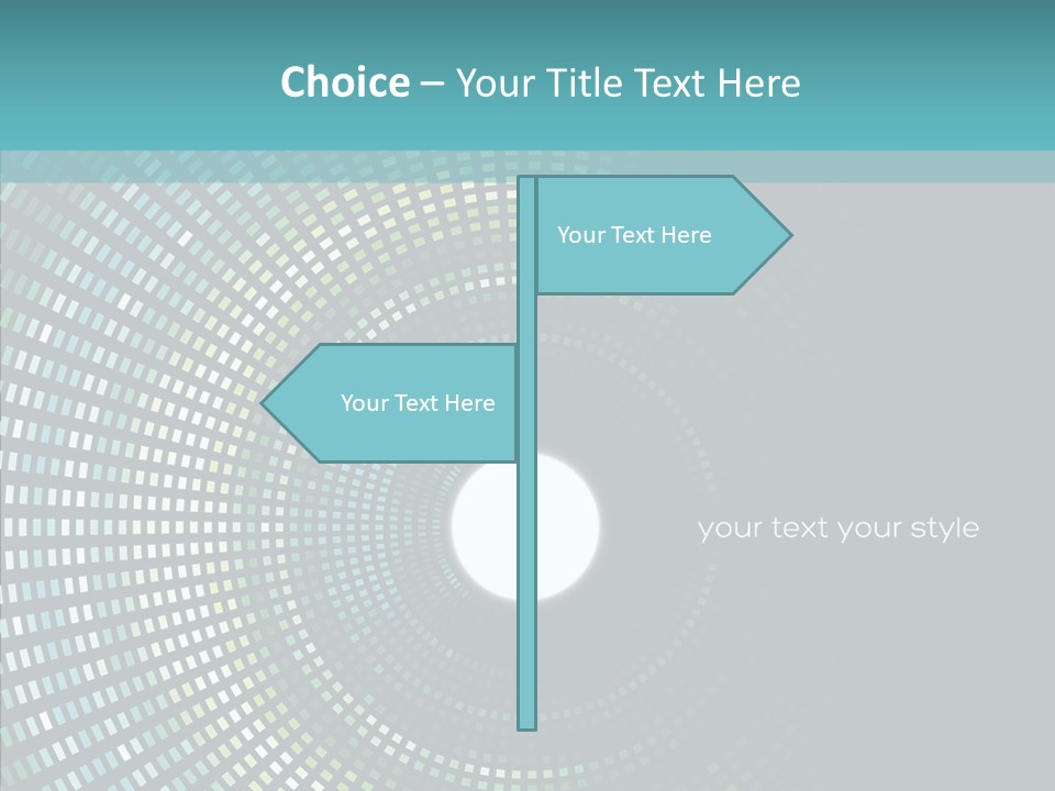 Grid Space Background PowerPoint Template