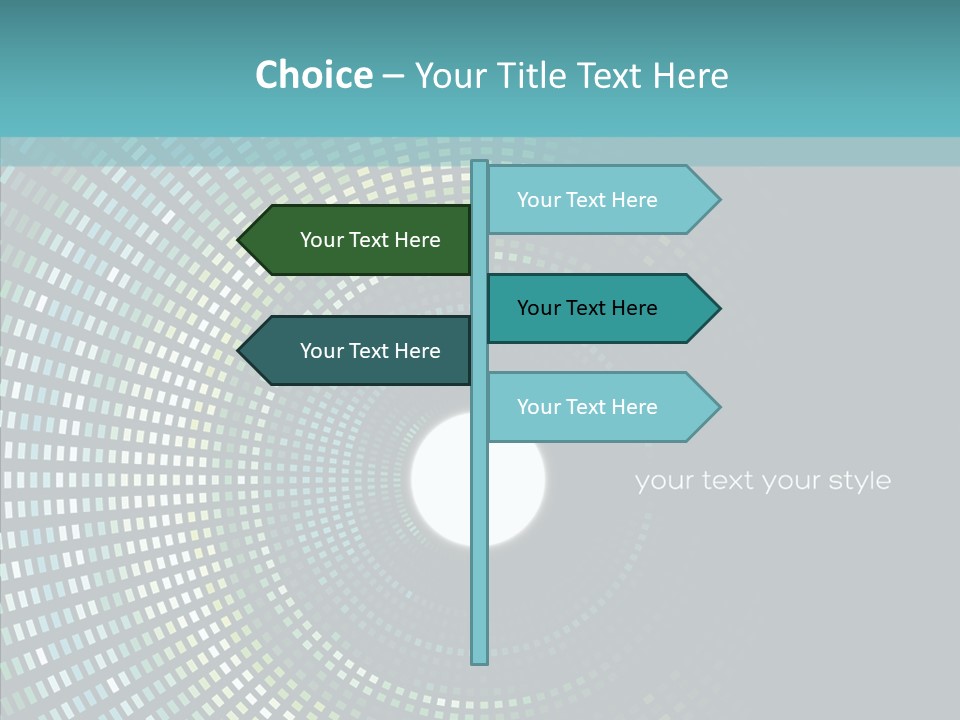 Grid Space Background PowerPoint Template