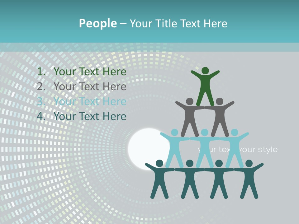 Grid Space Background PowerPoint Template