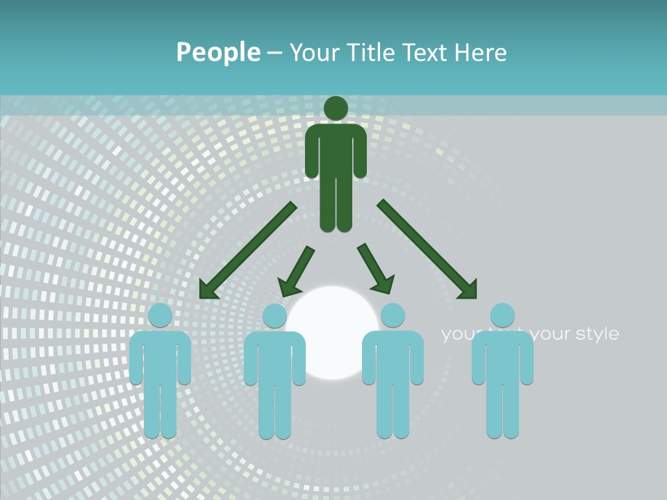 Grid Space Background PowerPoint Template