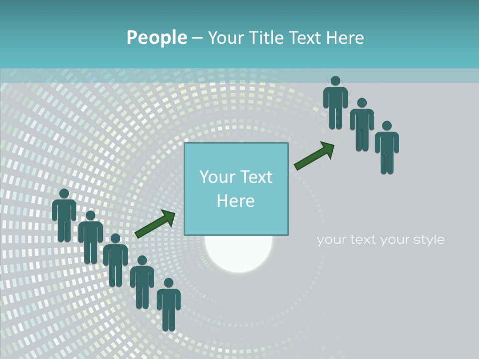 Grid Space Background PowerPoint Template