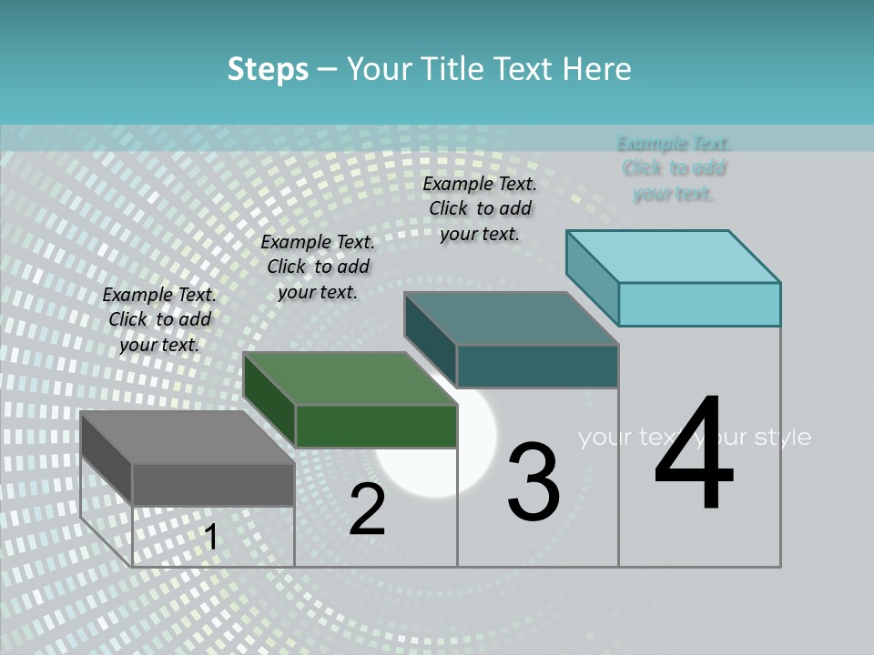 Grid Space Background PowerPoint Template