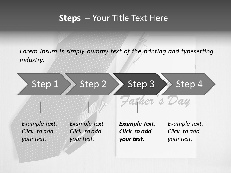 Fathers Spouse Gift PowerPoint Template