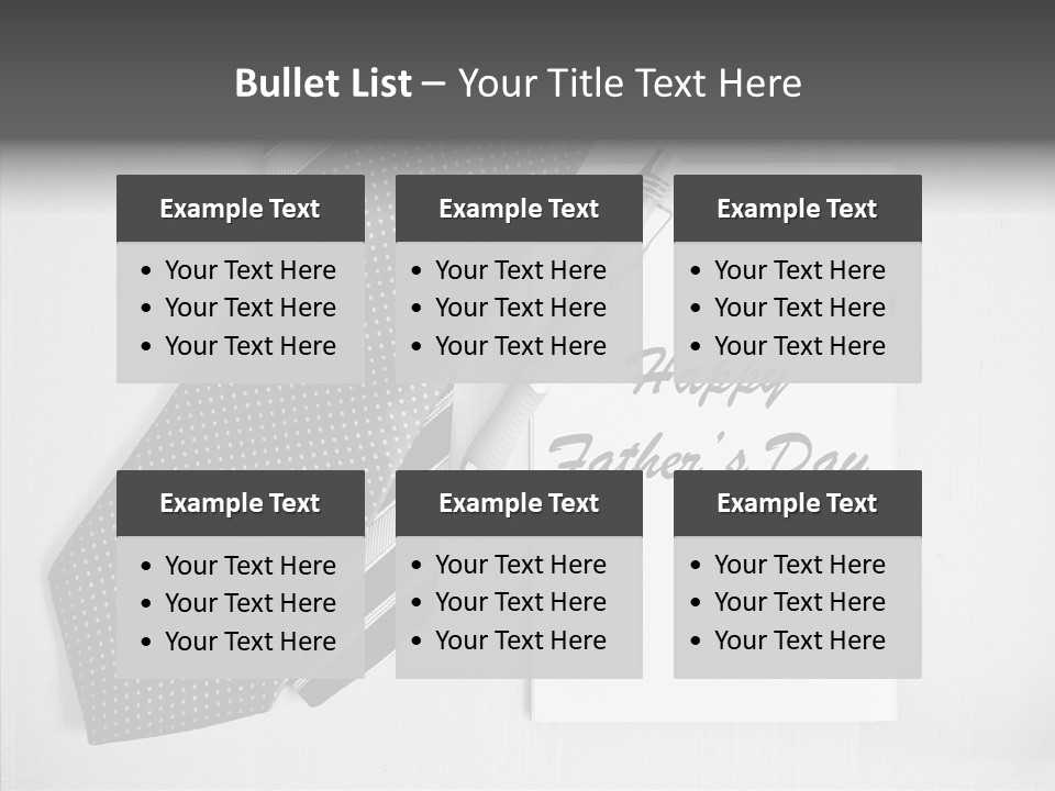 Fathers Spouse Gift PowerPoint Template