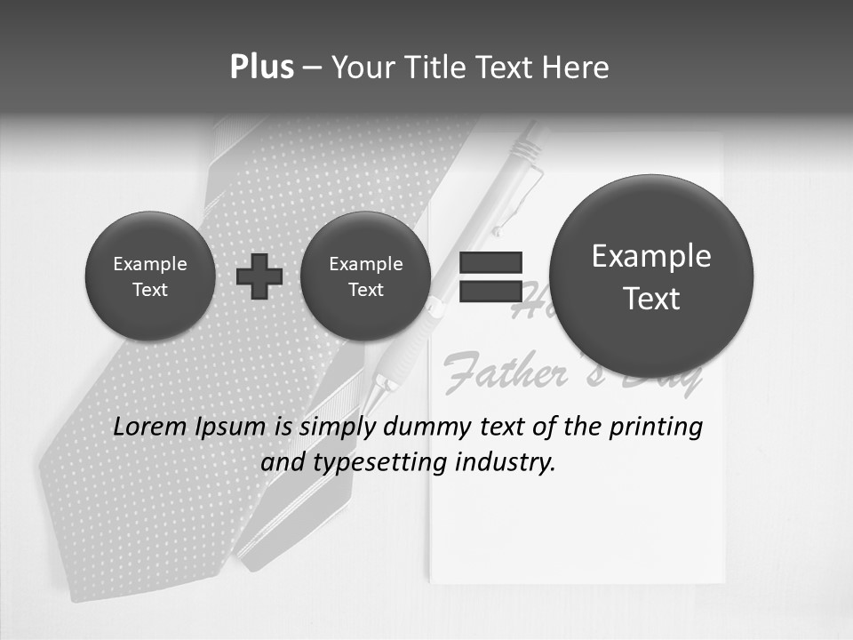 Fathers Spouse Gift PowerPoint Template