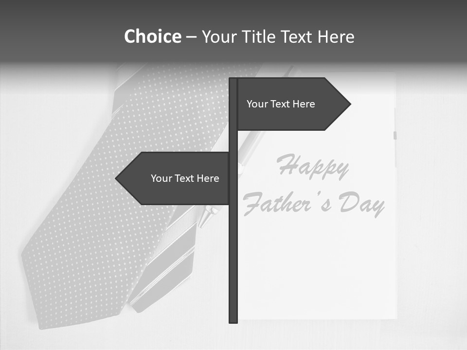 Fathers Spouse Gift PowerPoint Template