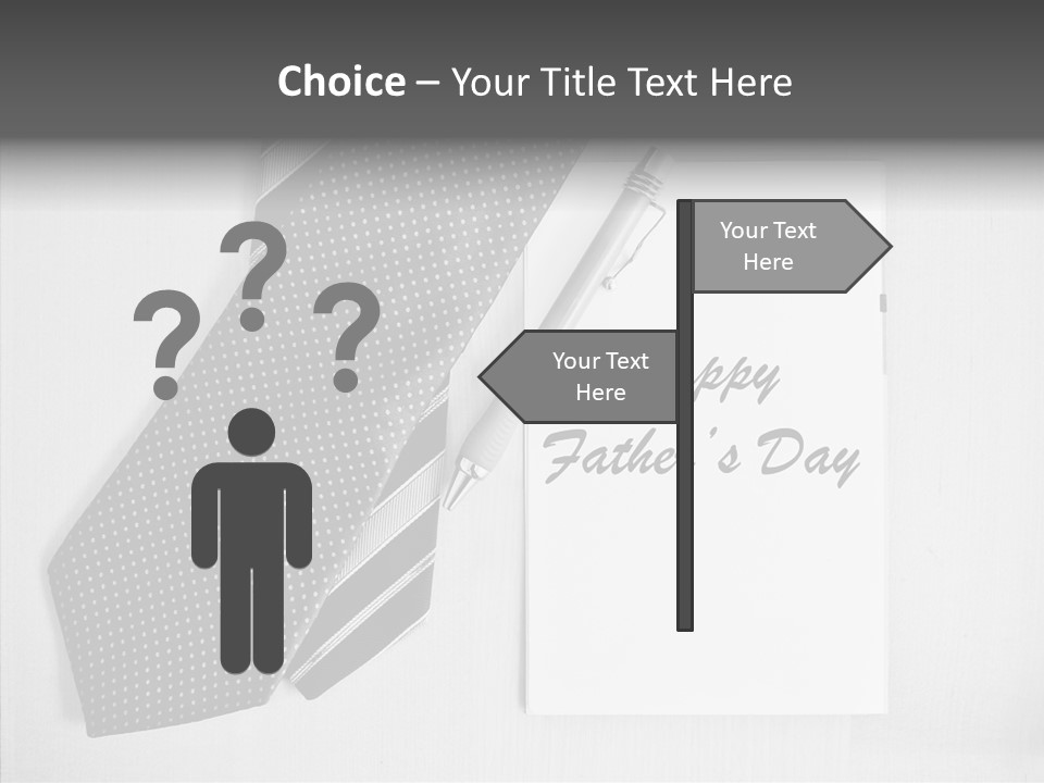 Fathers Spouse Gift PowerPoint Template