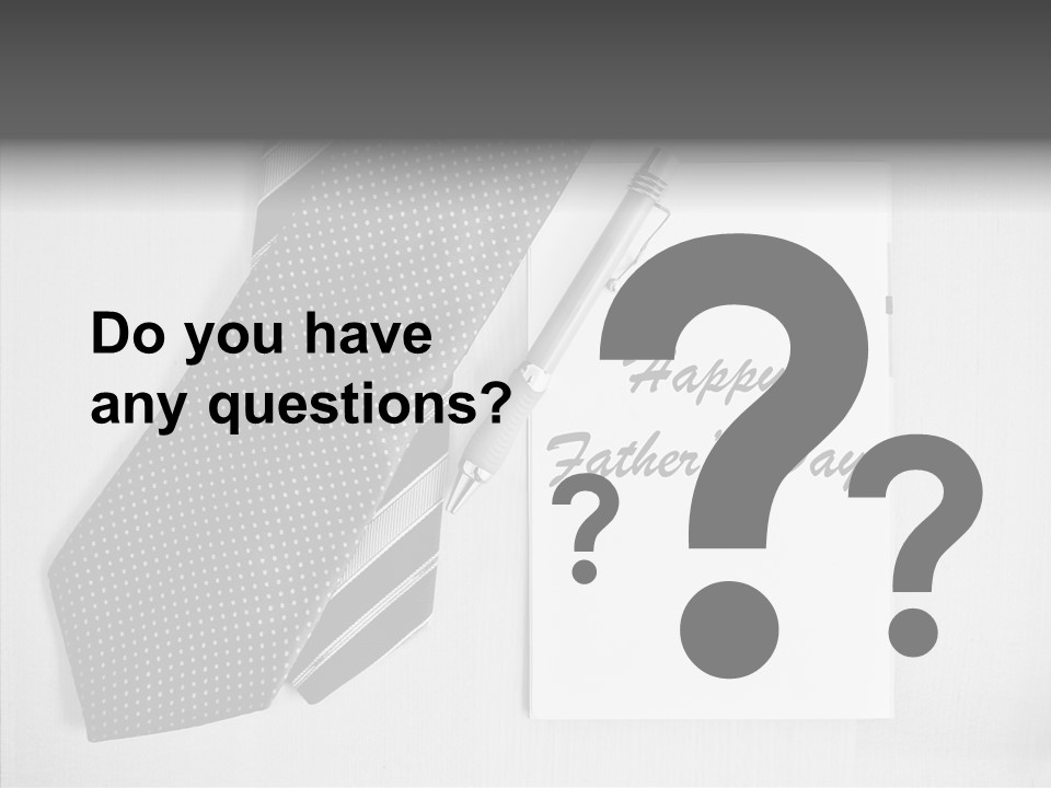 Fathers Spouse Gift PowerPoint Template