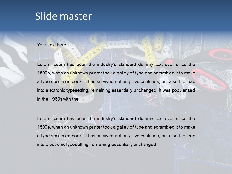 Fashion White Texture PowerPoint Template