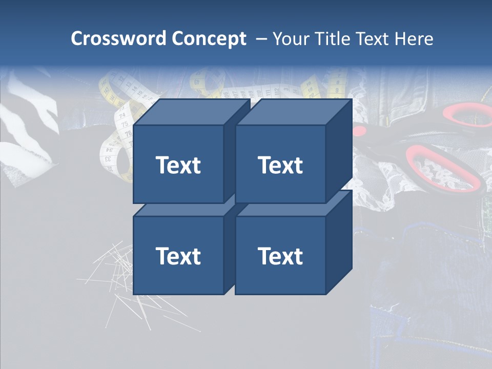 Fashion White Texture PowerPoint Template