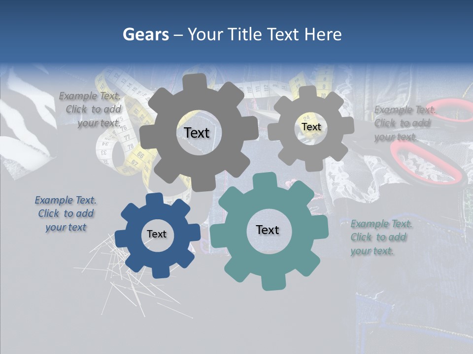 Fashion White Texture PowerPoint Template