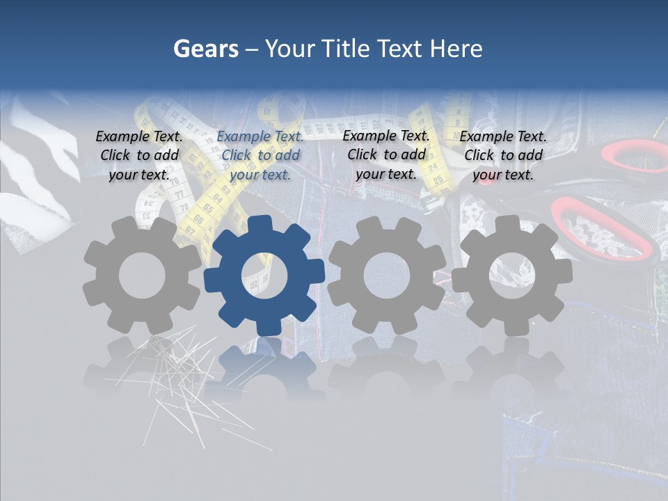 Fashion White Texture PowerPoint Template