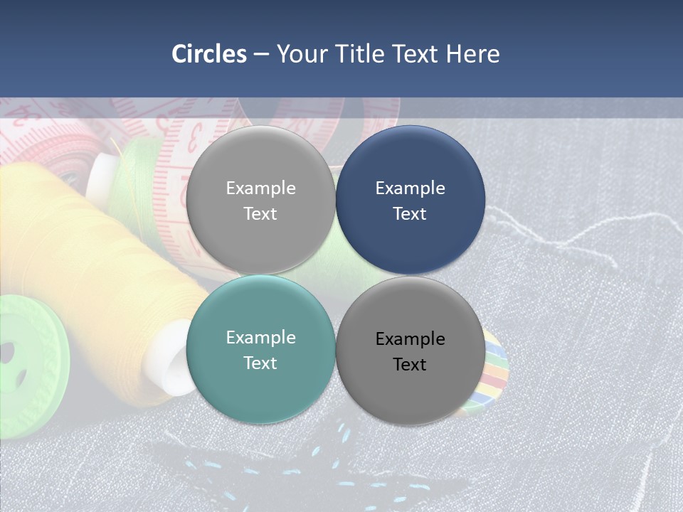 Heart Cloth Black PowerPoint Template