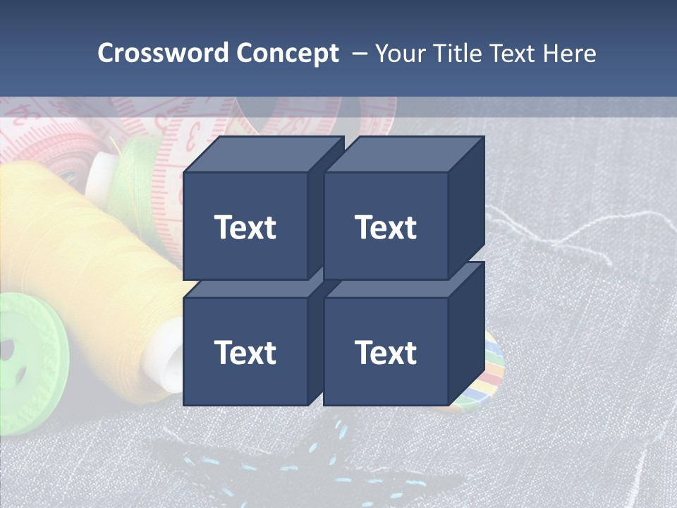 Heart Cloth Black PowerPoint Template