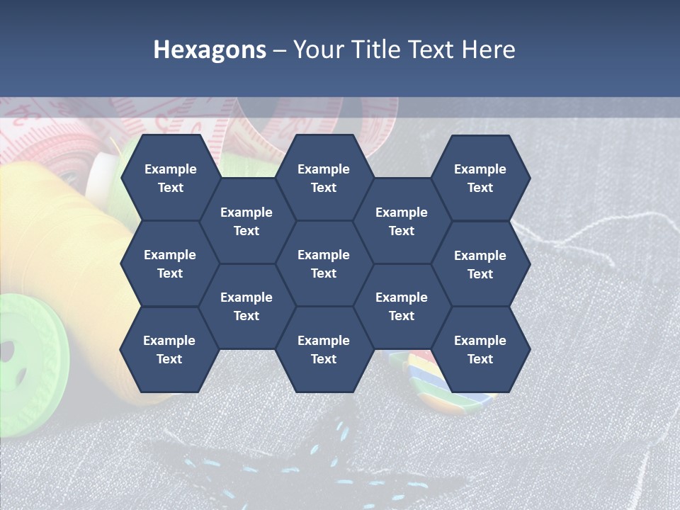 Heart Cloth Black PowerPoint Template