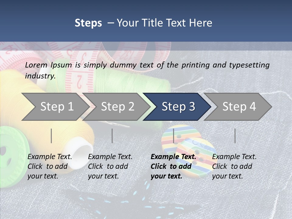 Heart Cloth Black PowerPoint Template