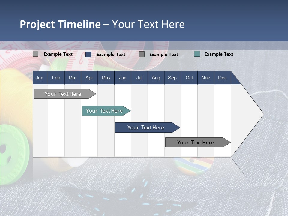 Heart Cloth Black PowerPoint Template