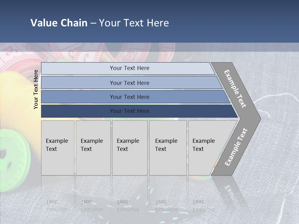 Heart Cloth Black PowerPoint Template