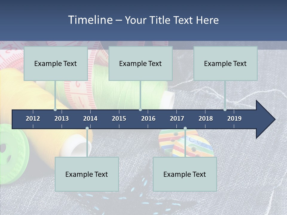 Heart Cloth Black PowerPoint Template