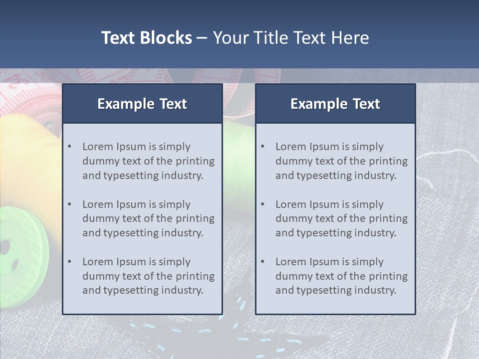 Heart Cloth Black PowerPoint Template