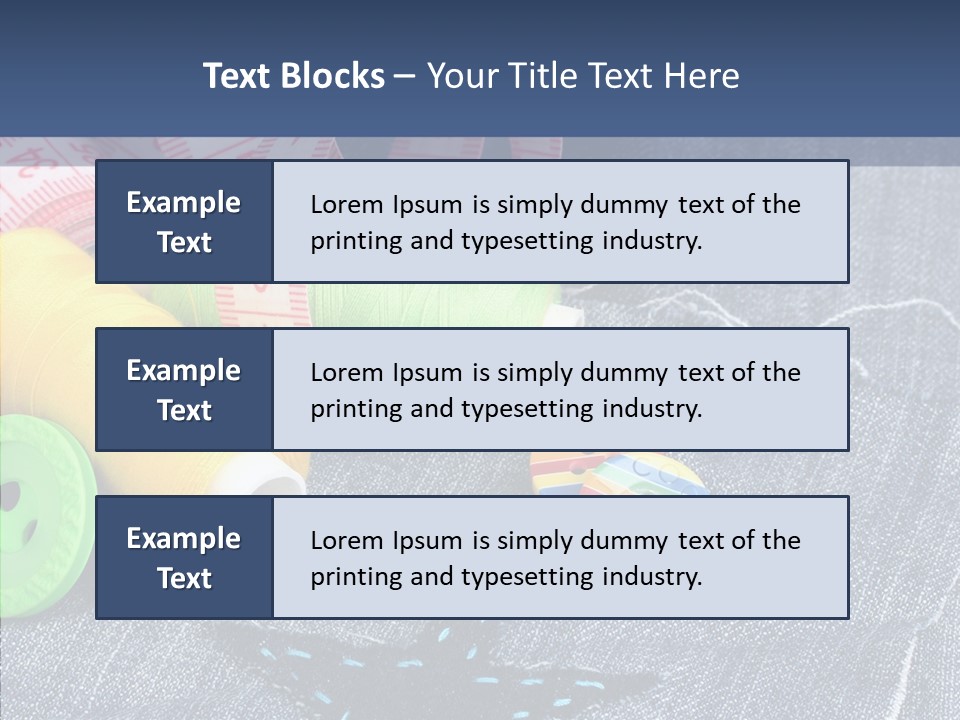 Heart Cloth Black PowerPoint Template