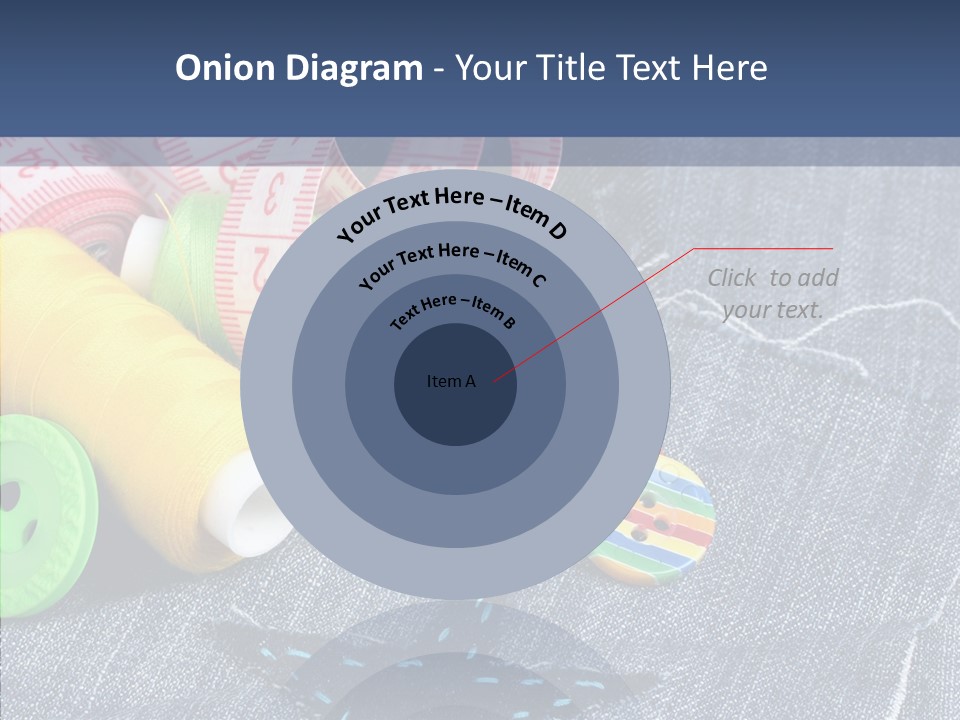 Heart Cloth Black PowerPoint Template