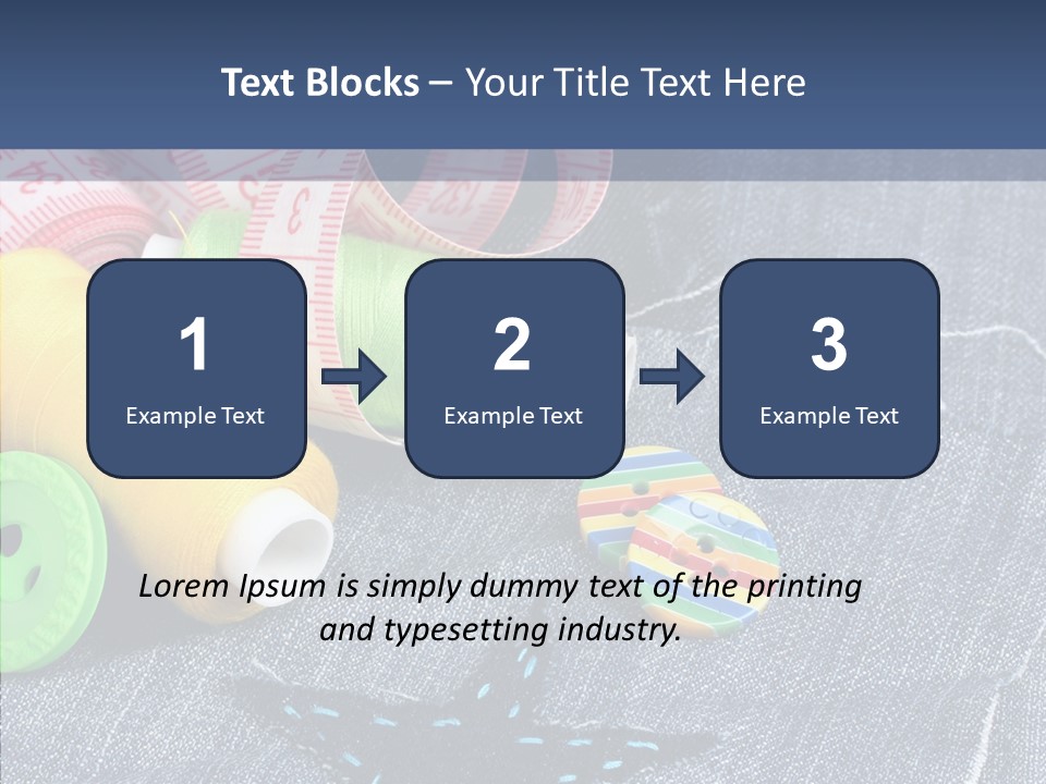 Heart Cloth Black PowerPoint Template