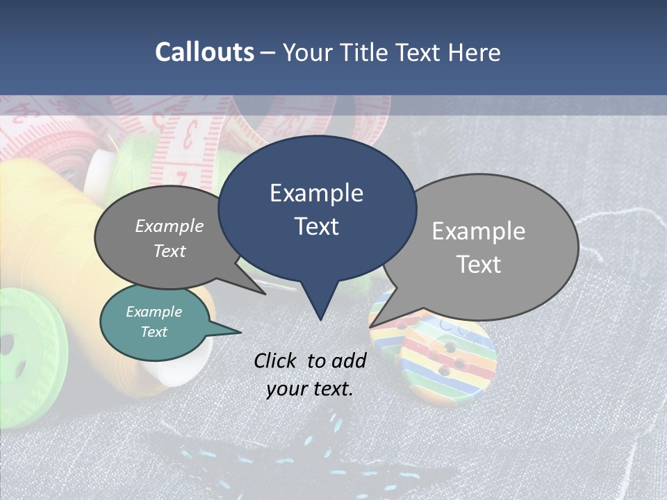 Heart Cloth Black PowerPoint Template