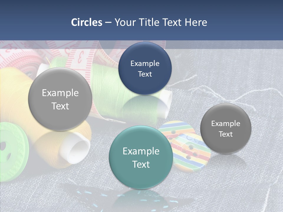 Heart Cloth Black PowerPoint Template