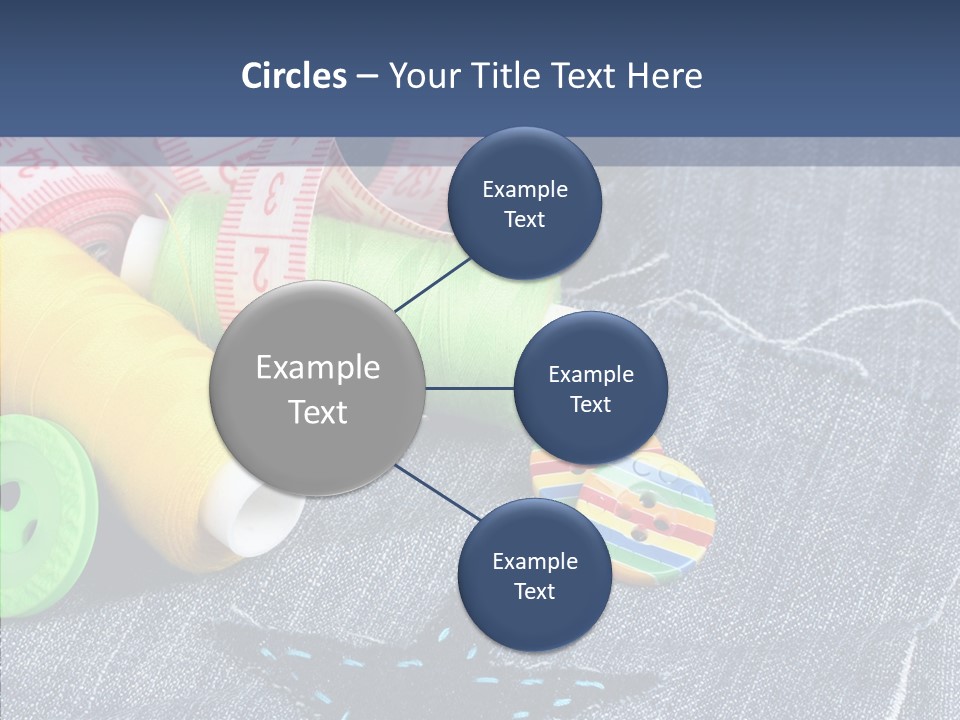 Heart Cloth Black PowerPoint Template