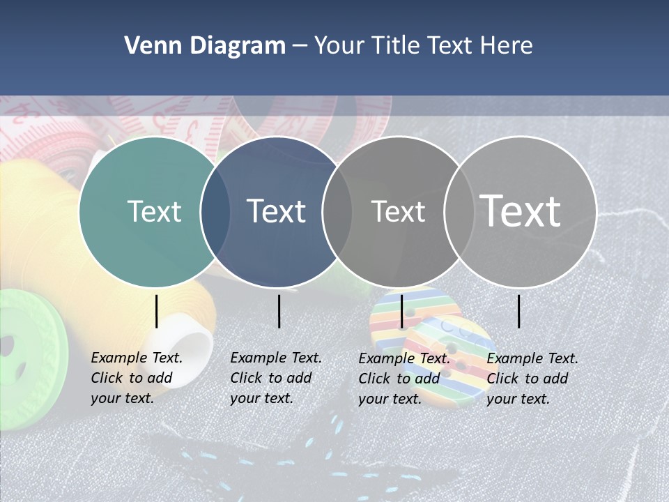 Heart Cloth Black PowerPoint Template