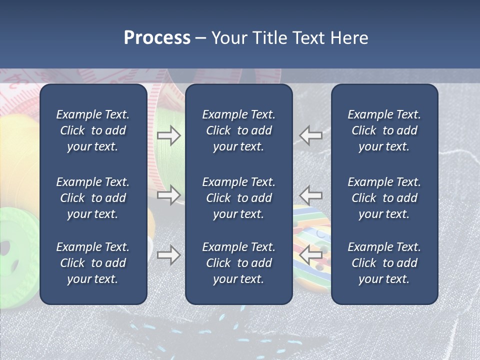 Heart Cloth Black PowerPoint Template