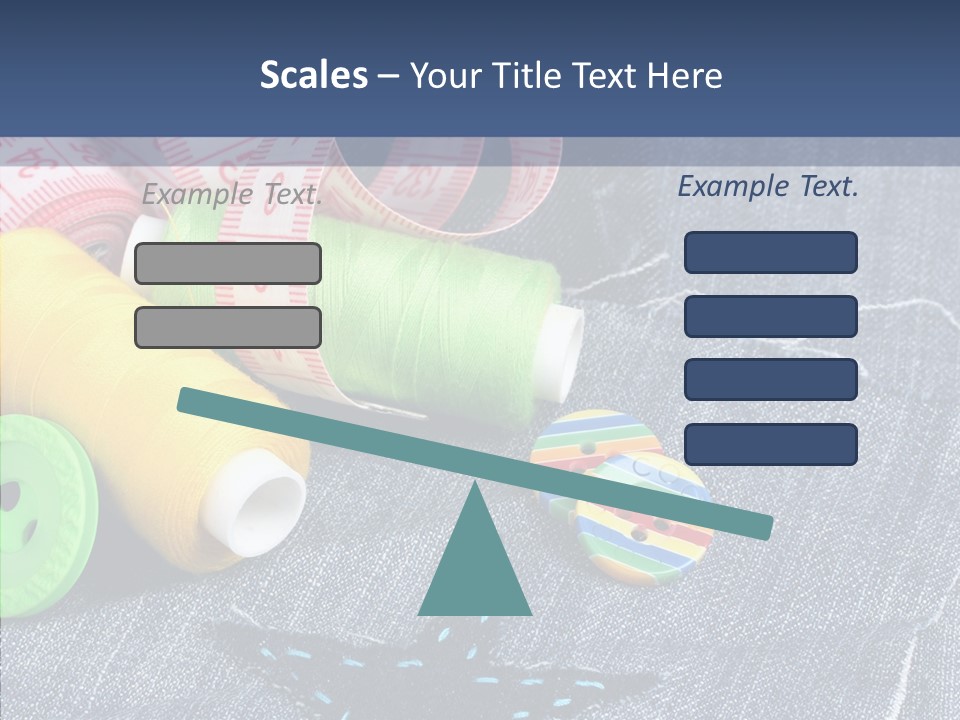 Heart Cloth Black PowerPoint Template