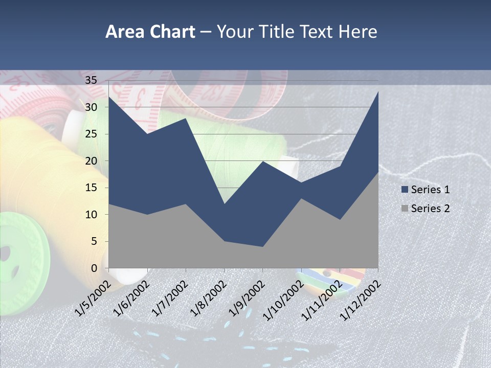 Heart Cloth Black PowerPoint Template