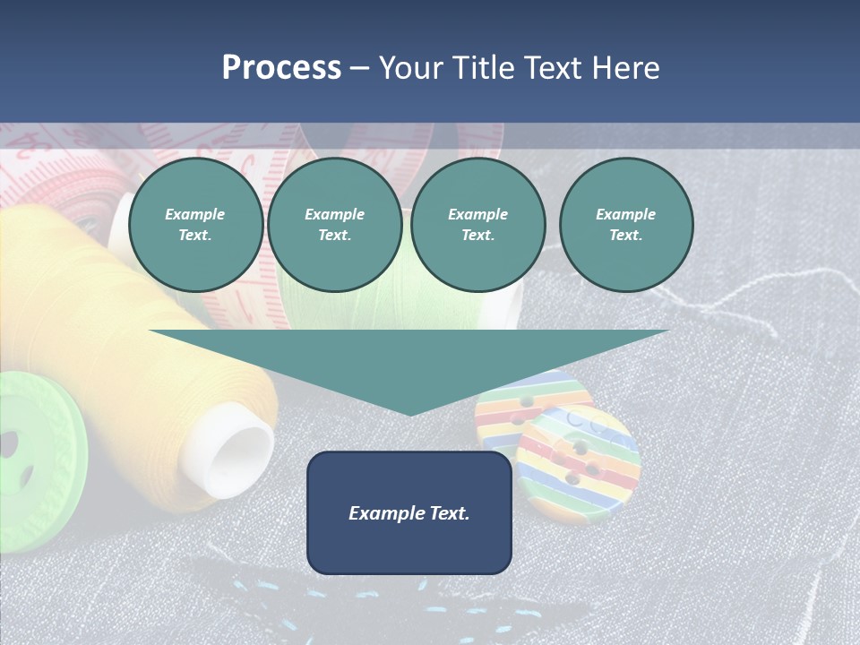 Heart Cloth Black PowerPoint Template